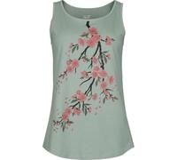 Full Volume by EMP Femme Top Vert avec imprimé Floral L