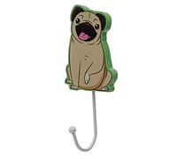 Full Wooden Wall Hook - Mopps Pug HOOK03