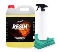 FULLCARX Resin Remover 5 Litres Nettoyant Résine Voiture, Efface les Taches de Colle, Très Efficace Facile à Utiliser et Sûr, Enlève les Autocollants Adhésifs Produit Nettoyage Detailing Professionnel