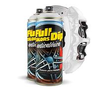 FullColors Lot de 2 bombes de peinture pour étriers de frein 400 ml - Facile à appliquer - Finition professionnelle (couleurs au choix) (Blanc)