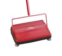 Fuller Brush Balayeuse électrostatique de 22,9 cm - Léger, Facile à Utiliser - Système de Nettoyage Compact - Idéal sur Les Tapis et Les sols durs - Rouge, Herbe et Bois métallique