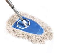 Fuller Brush Serpillère sèche - Nettoyeur de Sol Commercial avec poignée d'extension et tête Lavable pour sécher et dépoussiérer Les sols de Cuisine et de Salle de Bain