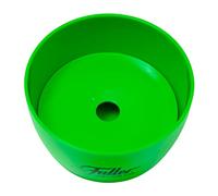 Fuller Brush Support pratique - Support rond en plastique à profil petit pour éponges de cuisine et petits articles - 9,5 cm de diamètre (vert)