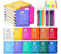 Fullhawl Lot de 36 ensembles 2025 - Cadeau de remerciement pour infirmière - Cadeau de remerciement pour assistant infirmier, assistant médical, carnet à spirale avec note adhésive - Stylo à bille