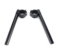 Fullibars kit Demi Guidon Ø 41mm compatible avec Harley Davidson moto fourche Ø 41mm cafe racer demi guidon de tube Ø 25.4mm en aluminium
