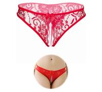 FULLJOYLOVE Strings pour Femmes String Sexy Metallic Micro Mini Bikini Panties One Piece Sexy Lingerie avec Ouverture Culotte sans Entrejambe