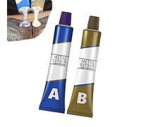 Fullkk Magic High Temperature Resistant Liquid Metal Welding Filler, 100g A+B Résistance à la chaleur industrielle matériaux de soudure à froid pâte de réparation en métal colle de soudure magique