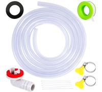 FullMayPro Tuyau de vidange pour climatiseur de 3 m, connecteur de tuyau de vidange portable de 1,9 cm, 2 mm d'épaisseur, ne se déforme pas facilement, remplacement pour unité de climatisation