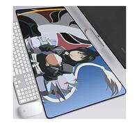 Fullmetal Alchemist 900x400mm Tapis de Souris XXL Multifonction Gaming Mousepad XXL Grand sous Main, Anime Souris 3mm Bureau Anti-Glissant Surface Texturée pour Ordinateur, A
