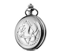 Fullmetal Alchemist Anime Cosplay Accessoires Quartz Montre de poche avec chaîne L Argent FMA.