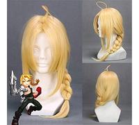 Fullmetal Alchemist Edward Elric Cosplay perruque tresse dorée fibre résistante à la chaleur cheveux Anime Costume perruques