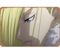 Fullmetal Alchemist, Olivier Mira Armstrong Anime Poster Décoration murale rétro Plaque en métal 20,3 x 30,5 cm