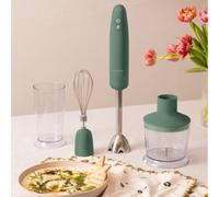 FULLMIX RETRO - Mixeur Plongeant Multifonction 1000 W Avec Accessoires Vert Sauge