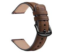 Fullmosa 21mm Bracelet en Cuir Véritable pour Montre Connectée