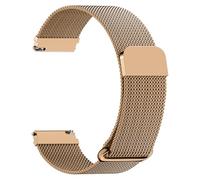 Fullmosa Bracelet de montre acier en inoxydable 20mm avec fermeture magnétique compatible avec Samsung Galaxy Watch 7/6/5/4 40mm 44mm, Samsung Watch 4 Classic 46mm 42mm, Active 2, Or rose
