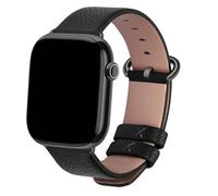 Fullmosa Compatible avec Bracelet Apple Watch 42(S11/10)/41/40/38mm,Bracelet iWatch SE3/2/1 Series 11/10/9/8/7/6/5/4/3/2/1 Bracelet de Remplacement pour Femme Homme,Noir+Boucle de Bronze