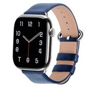Fullmosa Compatible avec Bracelet Apple Watch 42(S3 2 1)/44/45/46/49mm pour iWatch SE3/2/1 Ultra3/2/1 Series 11/10/9/8/7/6/5/4/3/2/1 Bracelet de Remplacement Femme Homme Bleu Foncé 49/46/45/44/42mm