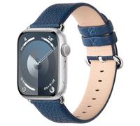 Fullmosa Compatible Bracelet Apple Watch 45/44/42/41/40/38mm Premium Cuir Véritable Bracelet de Remplacement, Compatible avec Apple Watch SE Séries 8/7/6 Séries 5/4/3/2/1 pour Hommes et Femmes