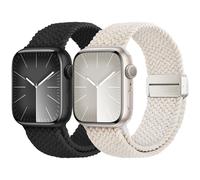 Fullmosa Nylon Bracelet Compatible avec Apple Watch 44mm 46mm 49mm 45mm 42mm fermoir magnétique élastique Stretch Alternative Sport Strap pour iWatch Se3/2/1 Ultra3/2/1 Series 11 10 9 8 7 6 5 4 3 2 1