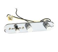 Fully Loaded Prewired Control Plate Guitar Pre-Wired 3-Way Blade Switch Wiring Harness 250K Potentiometers