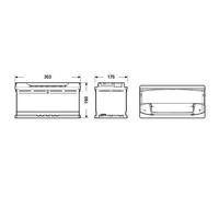 Fulmen - Batterie voiture FA1000 12 V 100 Ah 900 A