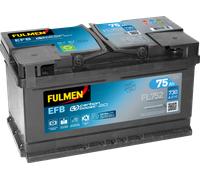 FULMEN - Batterie voiture Start & Stop 12V 75AH 730A (n°FL752) - Réf. 404632
