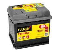 Fulmen FB501 Batterie Auto Formula 12V Plomb Acide pour tout type de véhicules - 50Ah 450A - Puissance élevée