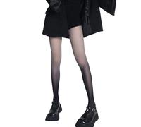 FULUJIDI Bas Femmes Sexy Collants Dégradé Collants Mince Transparent Femme Collants Taille Unique Gris