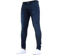 FULUJIDI Pantalons De Survêtement Jeans Pantalon Streetwear Denim Hommes Stretch Mode Skinny Jeans Pantalon Long Hommes Fit Leggings S Darkblue