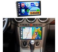Fuluku 2+64G Android 15 Autoradio pour Seat Ibiza 6j IV 2006-2010 avec sans Fil Carplay Android Auto, 9 Pouces Écran Tactile Autoradio avec Bluetooth/WiFi/GPS/Caméra de Recul/FM/RDS/SWC