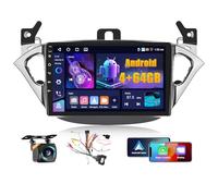 Fuluku 4+64G 9" Autoradio pour Opel Corsa E 2015-2019/Opel Adam 2013-2016 | Android 15 Autoradio carplay/Android Auto sans fil Ecran Tactile 9" avec Bluetooth/WiFi/GPS/Caméra de Recul/FM/RDS/SWC