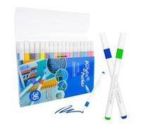 Fulushouxi 36 Couleurs Acrylic Marker, Feutre Acryliques, Stylos Acryliques, Marqueur Acrylique, Acrylic Paint Marker, Stylo Peinture Acrylique pour Travaux Manuels, Dessin, Bricolage