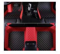 FULUSIC Tapis Sol Tapis Imperméable Anti-salissure Accessoires D'intérieur Voiture pour Toyota pour Sienta 2015 2016 2017 2018 2019 2020 Tapis Sol Antidérapant(Black with Red,LHD)