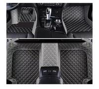 FULUSIC Tapis Sol Tapis Sol Anti-salissure Imperméable Accessoires D'intérieur Voiture pour Peugeot 406 1995-2002 2003 2004 Tapis Sol Antidérapant(Black with Grey,LHD)