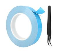 Fumanduo Ruban Adhésif Thermique Double Face 25 m × 20 mm avec Pince à épiler, Ruban Adhesif Haute Temperature pour Refroidissement de l'Ordinateur Dissipateurs Thermiques LED IGBT CPU GPU Modules