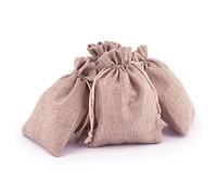 Fumarette Pajoma Calendrier de l'Avent à remplir 24 sachets en Toile de Jute Naturel pour Noël, Calendrier de Noël