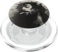 Fume Plus Cool de Jésus-Christ, résistance, Jésus Rebelle PopSockets PopGrip pour MagSafe