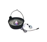 Fumée et lumière LED - Noir - Taille Unique