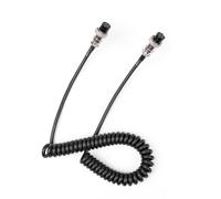 Fumei Câble connecteur micro 8 broches femelle vers femelle 1,8 m cordon spiralé durable compatible avec radio Kenwood YAESU ICOM CB