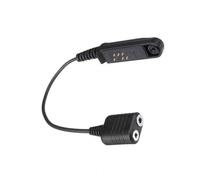 Fumei Walkie Talkie Câble adaptateur audio pour prise Baofeng BF-9700 UV-9R+ vers Kenwood HYT TYT Baofeng UV-5R 2 broches Port casque