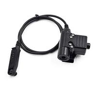 Fumei Z Tactical U94 PTT Câble adaptateur pour casque militaire version standard compatible avec talkie-walkie Baofeng UV-9R BF-9700