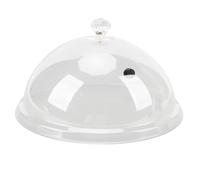 Fumer Cloche Dome Cover Couvercle, Cocktail transparent Domant Dome Fumer Infuseur Accessoire pour fumeurs Perfusion Food Drink Plaques et verre (L (10 pouces))