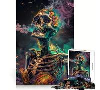 Fumer est Mauvais Puzzle de 1000 pièces pour Adolescents Jeu de logique Transparente Moments paisibles Découpe Parfaite Liste de souhaits du Père Noël (50x75cm)