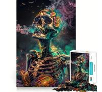 Fumer est Mauvais Puzzle de 1000 pièces pour Adolescents Jeu de Puzzle pour stimuler Le Cerveau Activité de Groupe Cadeau Classique (38x52cm)