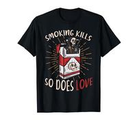 Fumer Tue, L'amour Aussi - Soft Grunge Aesthetic Gothic T-Shirt
