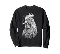 Fumeur de Poulet drôle Cigarette Fumeur Oiseau Meme Sweatshirt