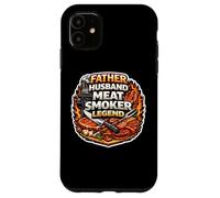Fumeur de Viande avec Inscription « Father Husband » Coque pour iPhone 11