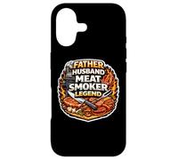 Fumeur de Viande avec Inscription « Father Husband » Coque pour iPhone 17