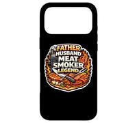 Fumeur de Viande avec Inscription « Father Husband » Coque pour iPhone 17 Pro Max