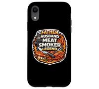 Fumeur de Viande avec Inscription « Father Husband » Coque pour iPhone XR